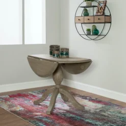 Gray Wash Drop Leaf Dining Table-Kirkland's Home Hot