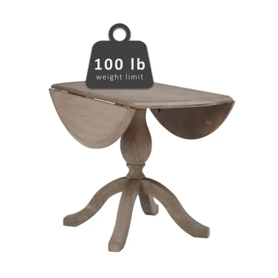 Gray Wash Drop Leaf Dining Table-Kirkland's Home Hot