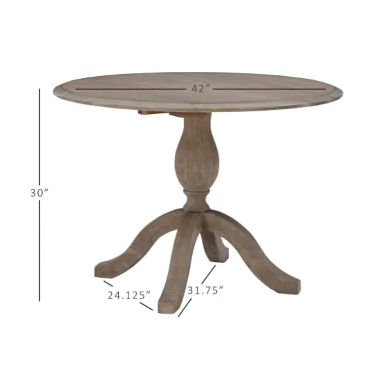 Gray Wash Drop Leaf Dining Table-Kirkland's Home Hot