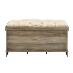 Gray Wash Entryway Bench And Storage Bins-Kirkland's Home Online