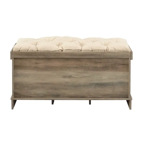 Gray Wash Entryway Bench And Storage Bins-Kirkland's Home Online