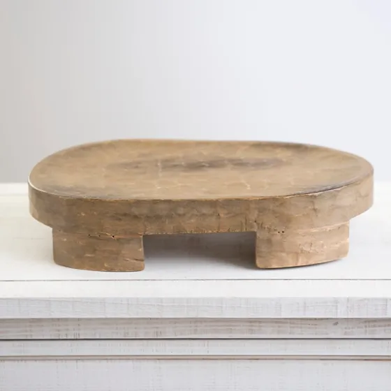 Gray Wash Mango Wood Riser-Kirkland's Home Cheap