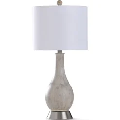 Gray Wash Rounded Table Lamp-Kirkland's Home Cheap