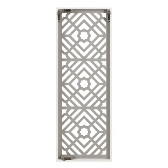 Gray Washed Wood & White Frame Cut Out Wall Plaque-Kirkland's Home Hot