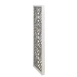Gray Washed Wood & White Frame Cut Out Wall Plaque-Kirkland's Home Hot