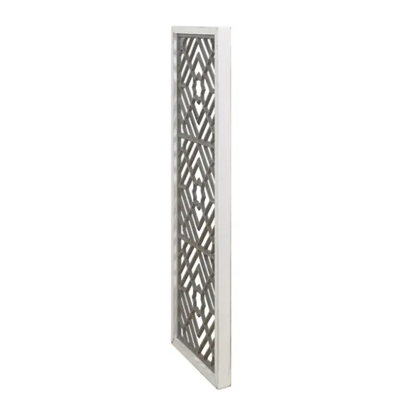 Gray Washed Wood & White Frame Cut Out Wall Plaque-Kirkland's Home Hot