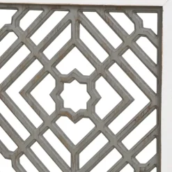 Gray Washed Wood & White Frame Cut Out Wall Plaque-Kirkland's Home Hot