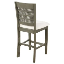 Gray Wilbur Cane Back Counter Stools, Set Of 2-Kirkland's Home Sale