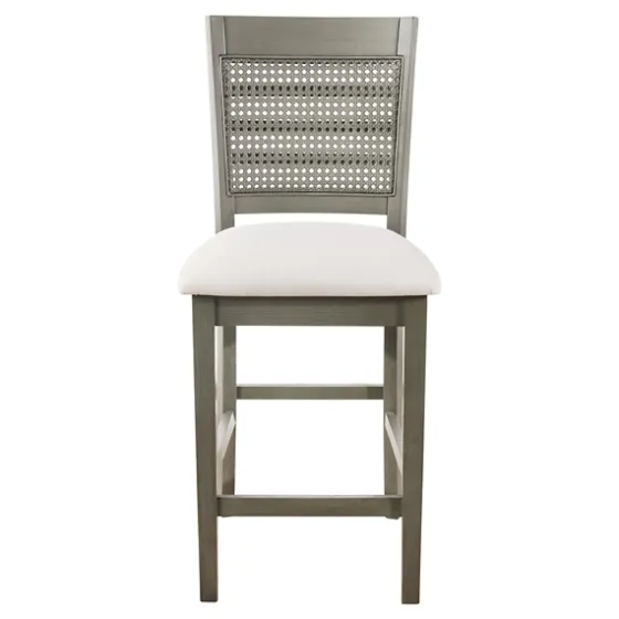 Gray Wilbur Cane Back Counter Stools, Set Of 2-Kirkland's Home Sale