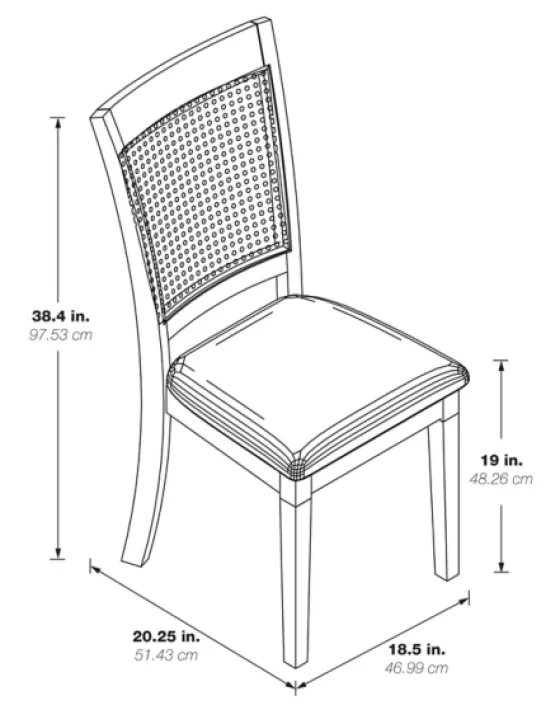 Gray Wilbur Cane Back Dining Chairs, Set Of 2-Kirkland's Home Online