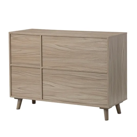 Gray Wood And Cane 3-Door Cabinet-Kirkland's Home Cheap