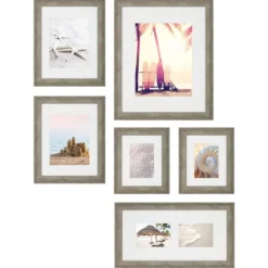 Gray Wood 6-Pc. Gallery Wall Picture Frame Set-Kirkland's Home Clearance