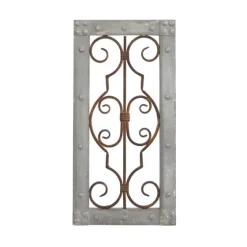 Gray Wood Traditional Scroll Wall Plaque-Kirkland's Home Discount