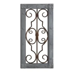Gray Wood Traditional Scroll Wall Plaque-Kirkland's Home Discount