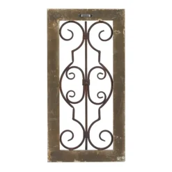 Gray Wood Traditional Scroll Wall Plaque-Kirkland's Home Discount