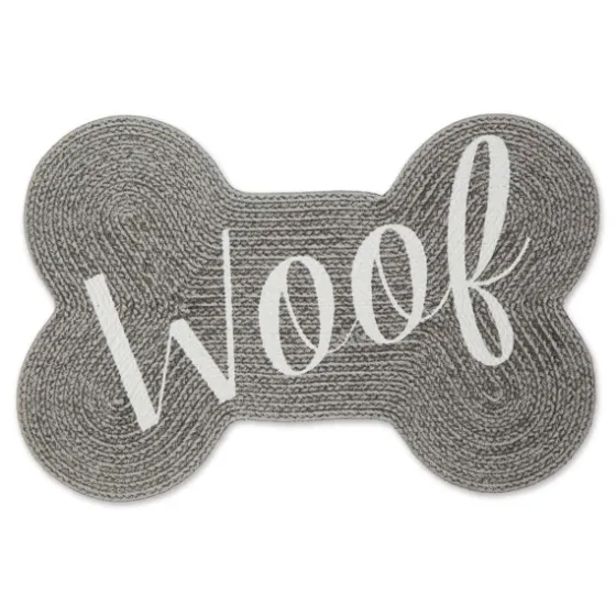 Gray Woof Bone Pet Bowl Mat-Kirkland's Home Discount