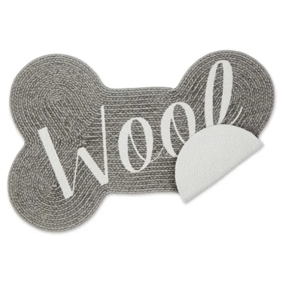 Gray Woof Bone Pet Bowl Mat-Kirkland's Home Discount