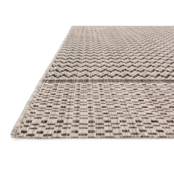 Gray Zig Zag Stripe Outdoor Area Rug, 7X10-Kirkland's Home Best