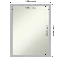 Grayson Brushed Nickel Framed Wall Mirror-Kirkland's Home Flash Sale