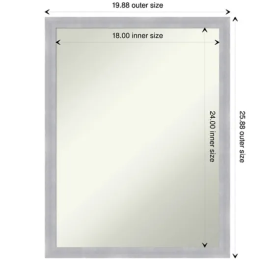 Grayson Brushed Nickel Framed Wall Mirror-Kirkland's Home Flash Sale