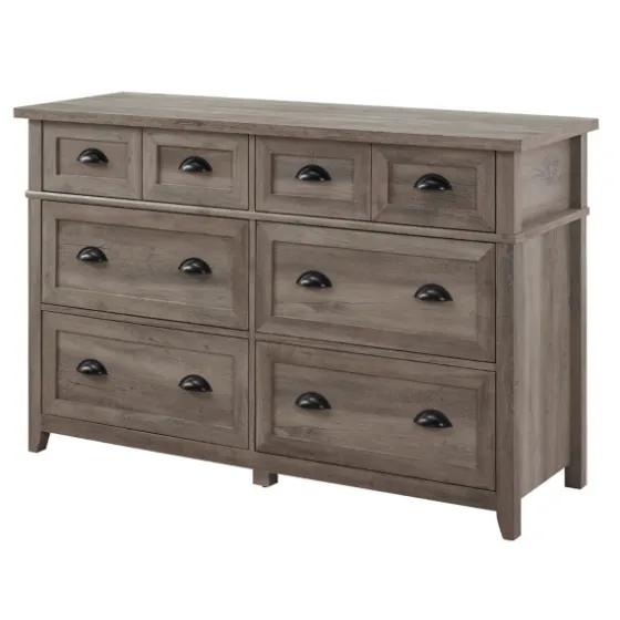 Graywash Wood Cup Handle Dresser-Kirkland's Home Flash Sale