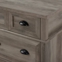 Graywash Wood Cup Handle Dresser-Kirkland's Home Flash Sale