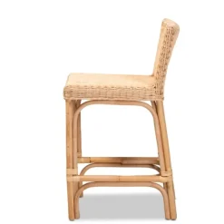 Greek Natural Rat Woven Counter Stool-Kirkland's Home Best