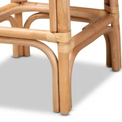 Greek Natural Rat Woven Counter Stool-Kirkland's Home Best