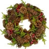 Green And Brown Pinecone Mini Wreath-Kirkland's Home Outlet