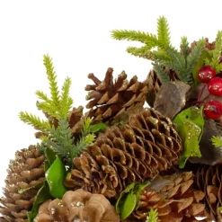 Green And Brown Pinecone Mini Wreath-Kirkland's Home Outlet