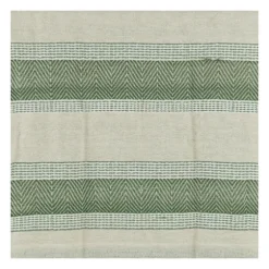 Green And Natural Colorblock Chevron Throw-Kirkland's Home Hot