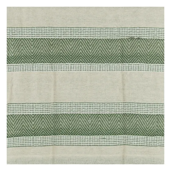 Green And Natural Colorblock Chevron Throw-Kirkland's Home Hot