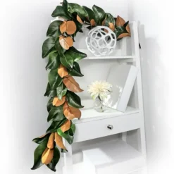 Green And Orange Magnolia Leaf Garland-Kirkland's Home Hot