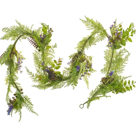 Green And Purple Maytime Garland-Kirkland's Home Online