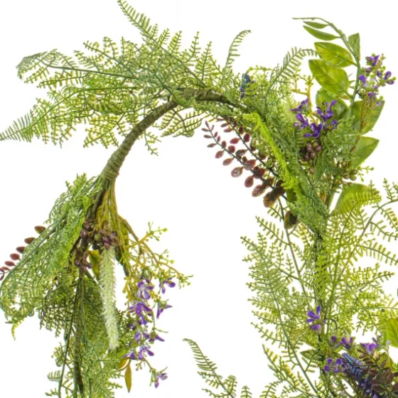 Green And Purple Maytime Garland-Kirkland's Home Online