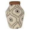 Green And White Floral Terracotta Vase-Kirkland's Home Best Sale