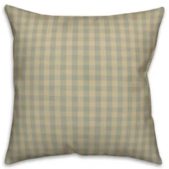 Green And Yellow Plaid Pillow-Kirkland's Home Fashion