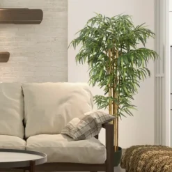 Green Bamboo Tree In Black Planter-Kirkland's Home Hot