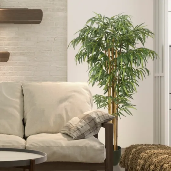 Green Bamboo Tree In Black Planter-Kirkland's Home Hot
