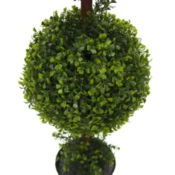 Green Double Ball Boxwood Potted Topiary-Kirkland's Home Discount