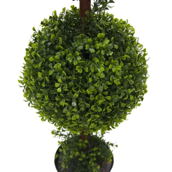 Green Double Ball Boxwood Potted Topiary-Kirkland's Home Discount