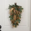 Green Eucalyptus And Heather Wheat Teardrop Swag-Kirkland's Home Best