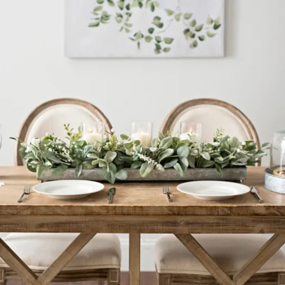 Green Eucalyptus Galvanized Centerpiece-Kirkland's Home Flash Sale