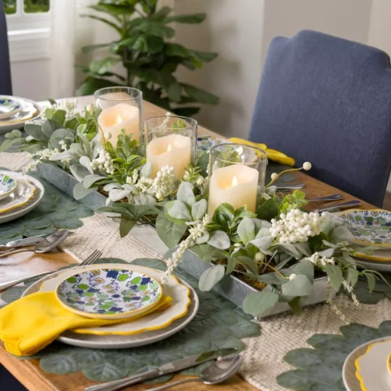 Green Eucalyptus Galvanized Centerpiece-Kirkland's Home Flash Sale
