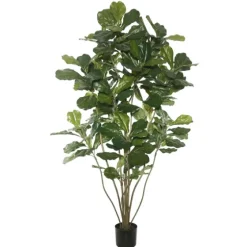 Green Fiddle Leaf Tree, 5 Ft.-Kirkland's Home Hot