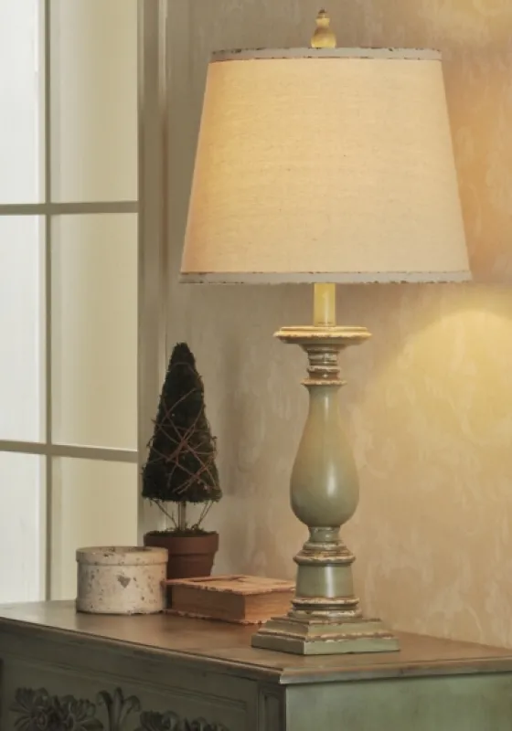 Green French Country Table Lamp-Kirkland's Home Online