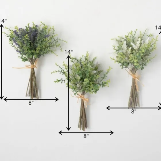 Green Lavender Herb Bundles, Set Of 3-Kirkland's Home Cheap