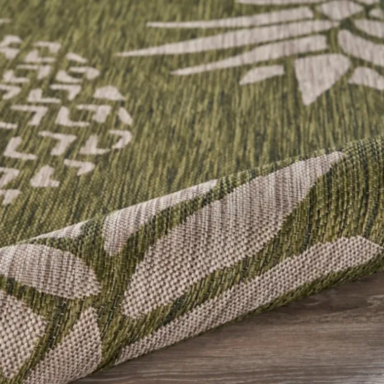 Green Pineapple Outdoor Area Rug, 7X9-Kirkland's Home Cheap