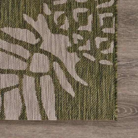 Green Pineapple Outdoor Area Rug, 7X9-Kirkland's Home Cheap