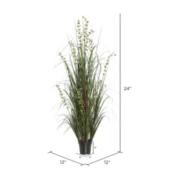 Green Potted Eucalyptus Grass, 24 In.-Kirkland's Home Best